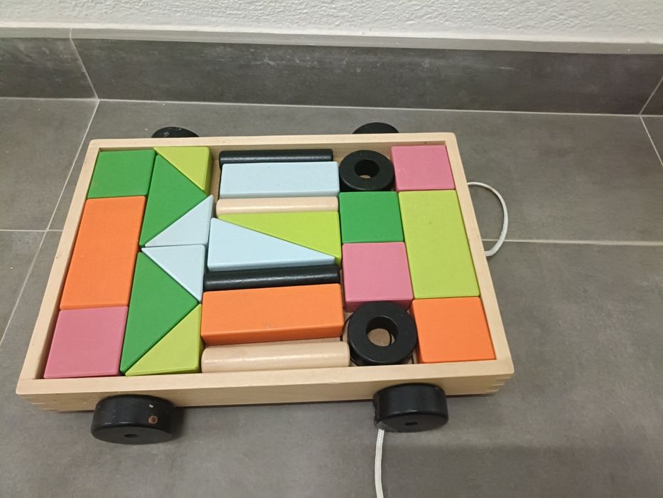 Set construções em madeira IKEA