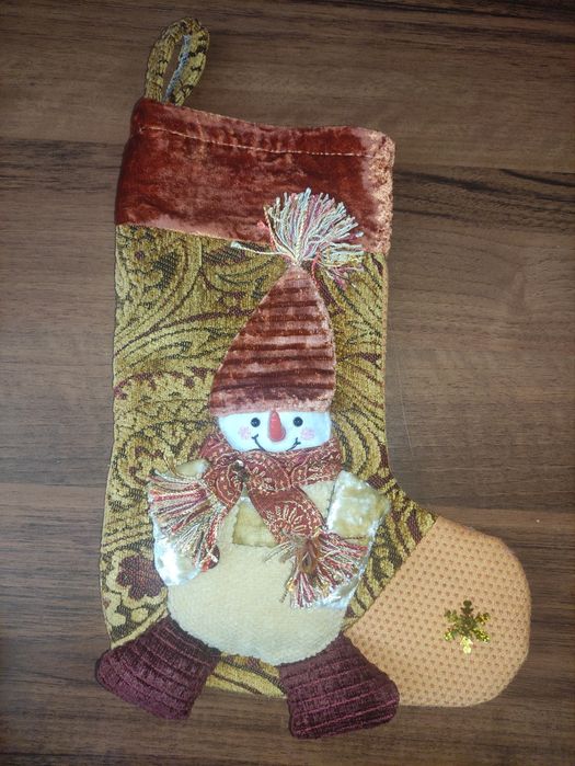 Подарункові Ексклюзивні Новорічні/Різдвяні чобітки/шкарпетки Handmade