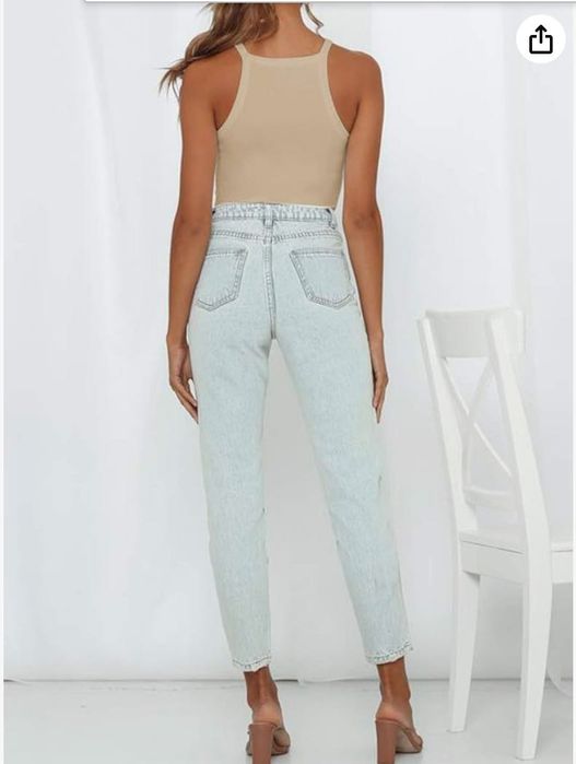 Damskie body bez rękawów w kolorze cielistym, rozmiar 2XL REORIA