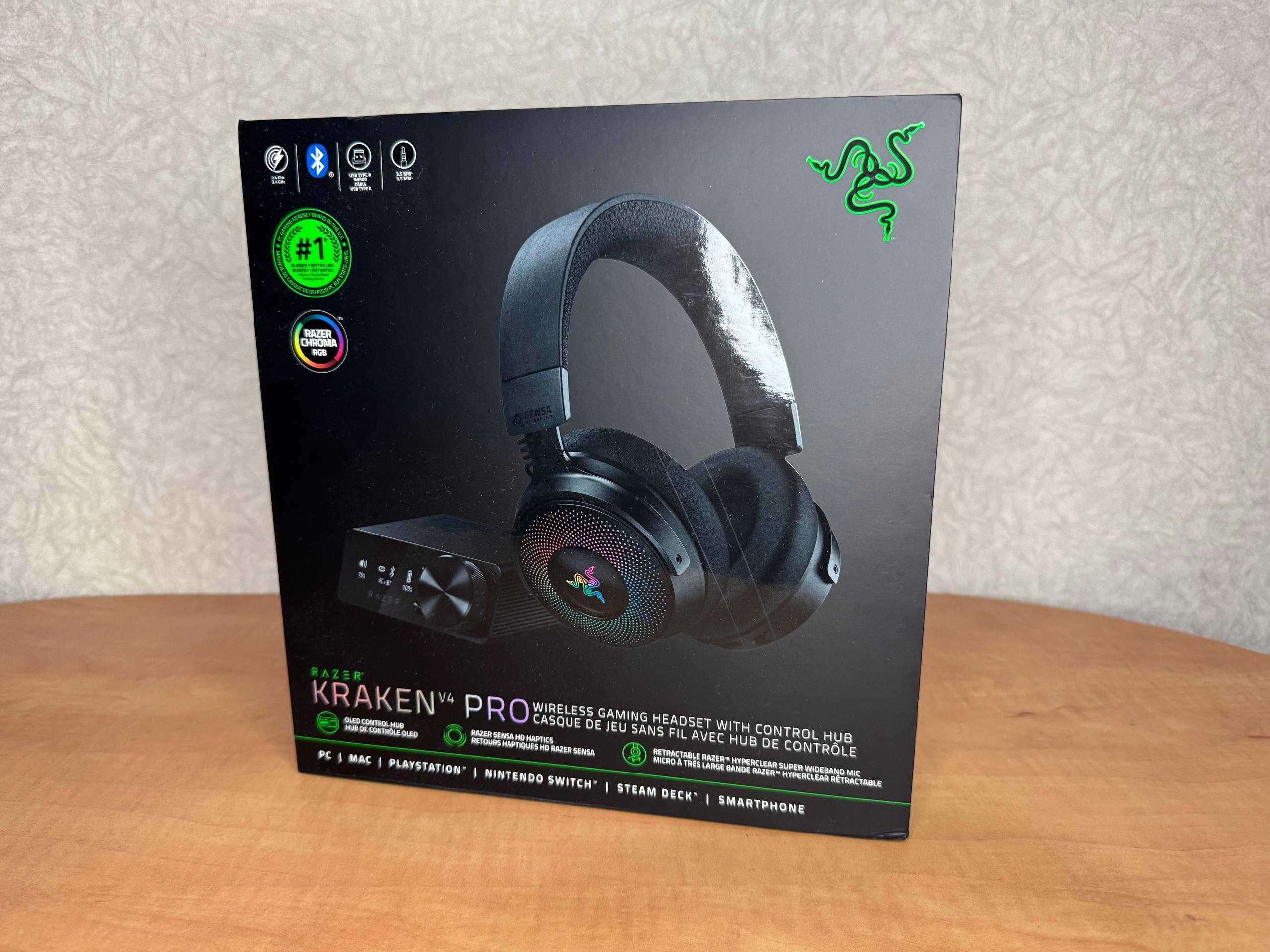 Навушники бездротові Razer Kraken V4 Pro Wireless