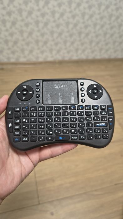 Клавіатура, клавиатура беспроводная с тачпадом, бездротова