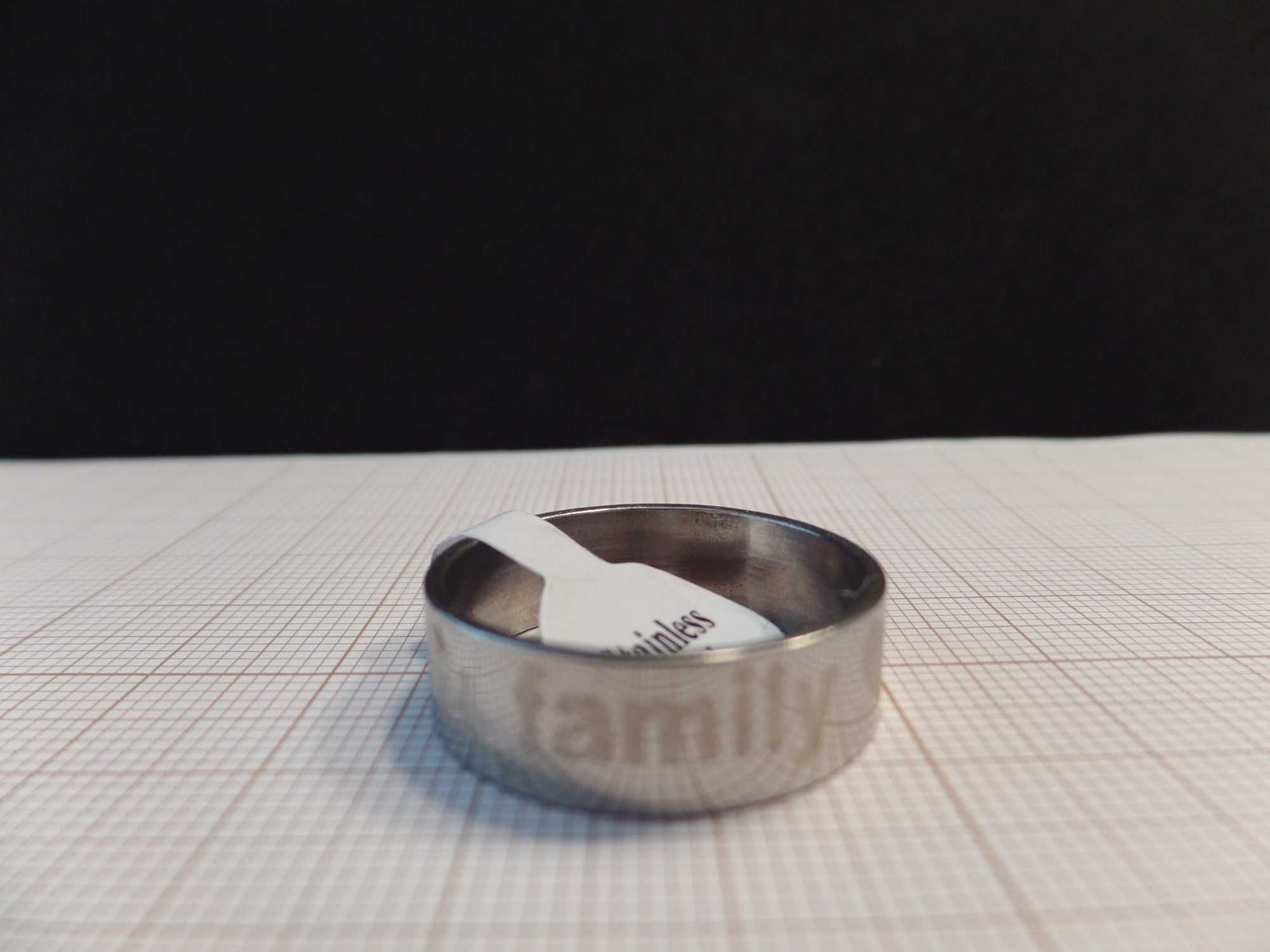 Conjunto de Anel em Aço Inoxidável e Fio de Pescoço (V63) 1