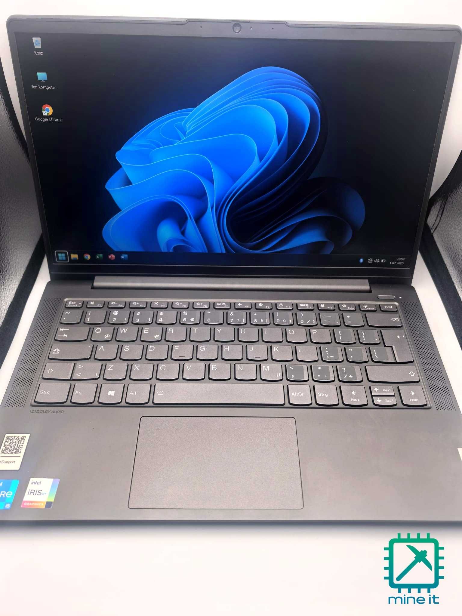 Laptop Lenovo Nauka Praca i5 11GEN 16GB 512SSD 14" 6msc GWR FVAT