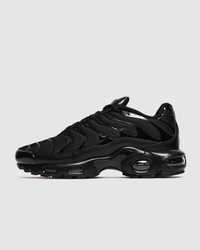 new! кросівки nike air max plus triple black TN | кроссовки