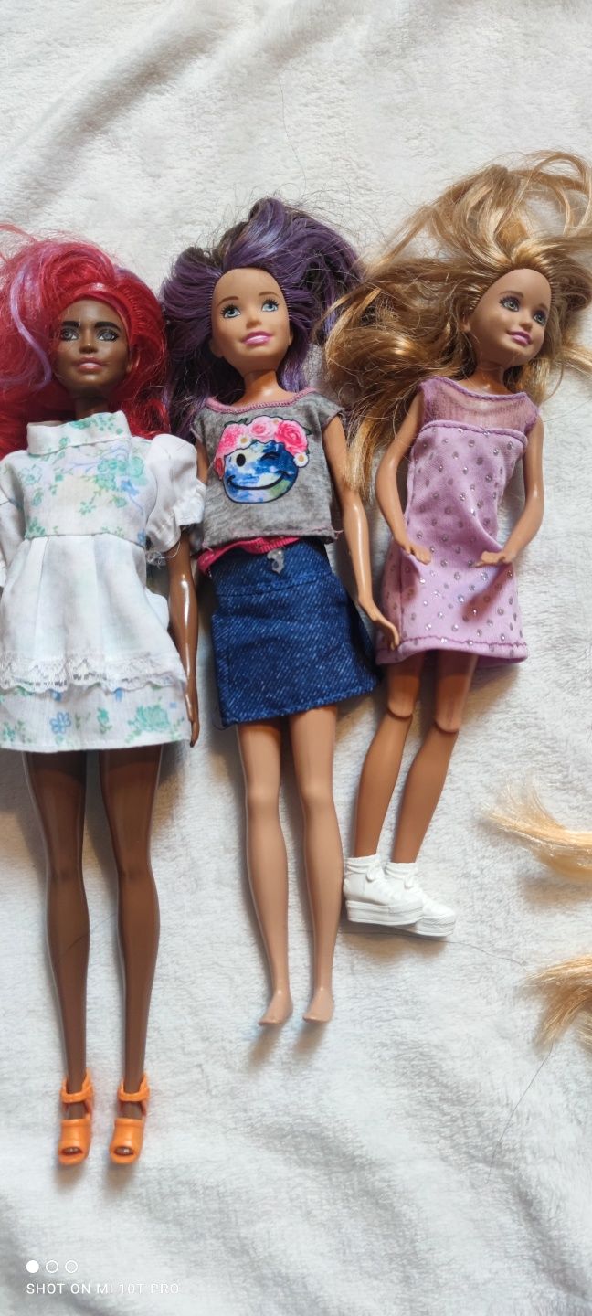 6 lalek barbie z akcesoriami