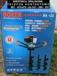 Nowa wiertnica spalinowa Boxer Tools BX 122 + wiertła