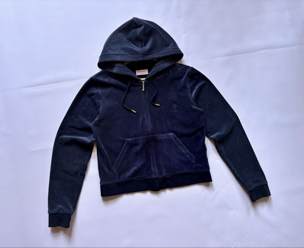 Оригінальне велюрове зіп худі Juicy Couture SPORT L size