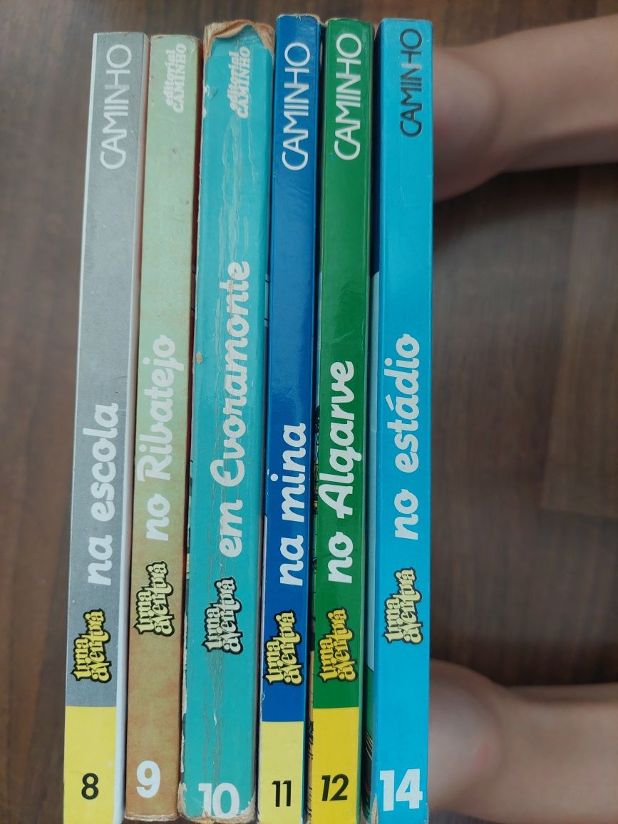 Uma Aventura livros 8,9,10,11,12,14