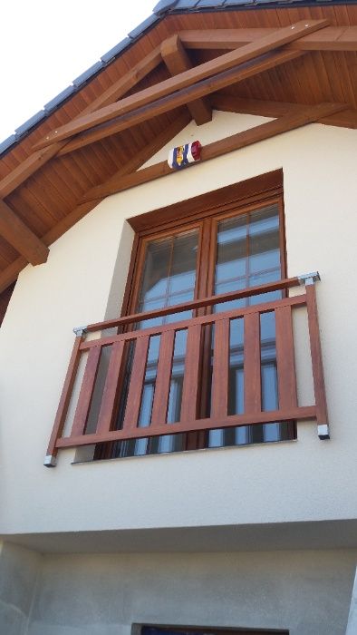 Balkon francuski balustrada portfenetr  Prestige montaż aluminium wysy