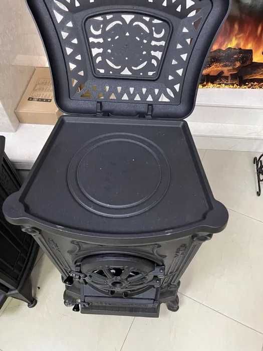 Буржуйка чугун / камин / печь / 9 кВт  отопление до 90 м2 / котел