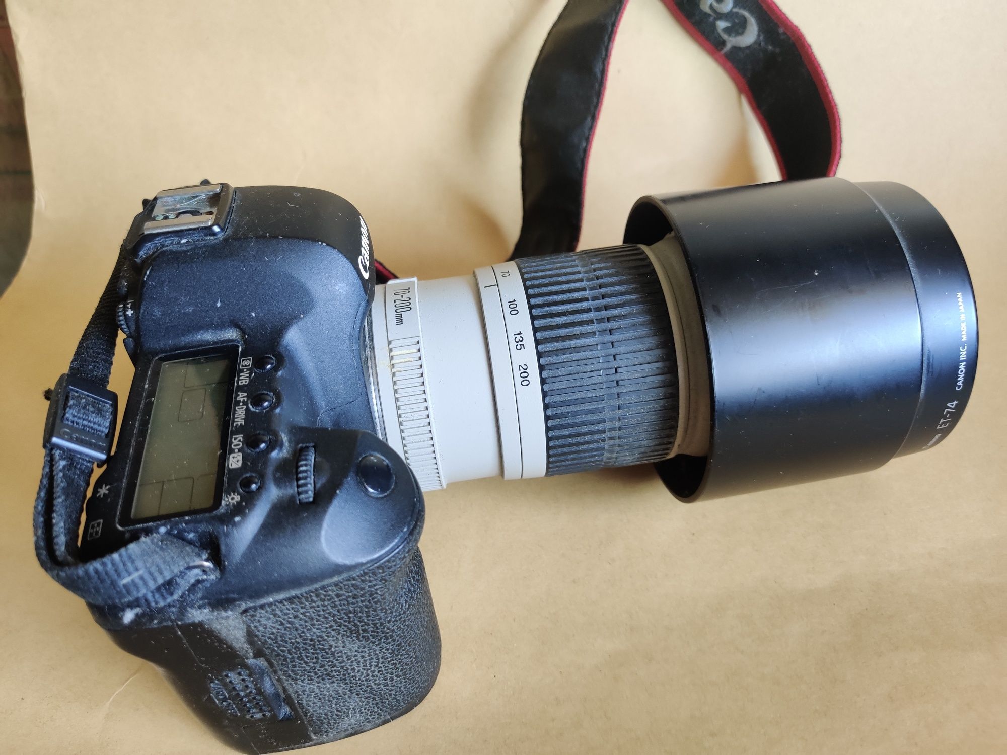 Canon eos 5d Mark II z obiektyw 70-200mm f4