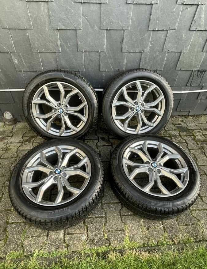 Oryginalne koła zimowe 19 BMW X4 G02 opony 245/50 R19