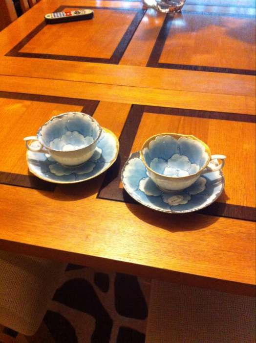 Chávenas de porcelana Japonesa