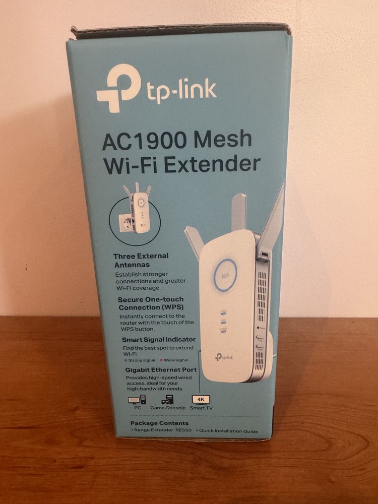 TP-Link RE550 Repetidor de malha AC1900, Wi-Fi de banda dupla