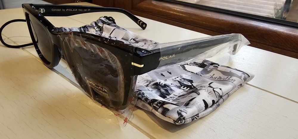 Okulary przeciwsłoneczne Polar gold 154 nowe męskie