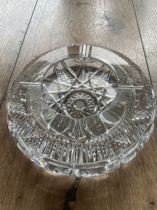 Kryształ ozdoba popielniczka szkło kryształowe
