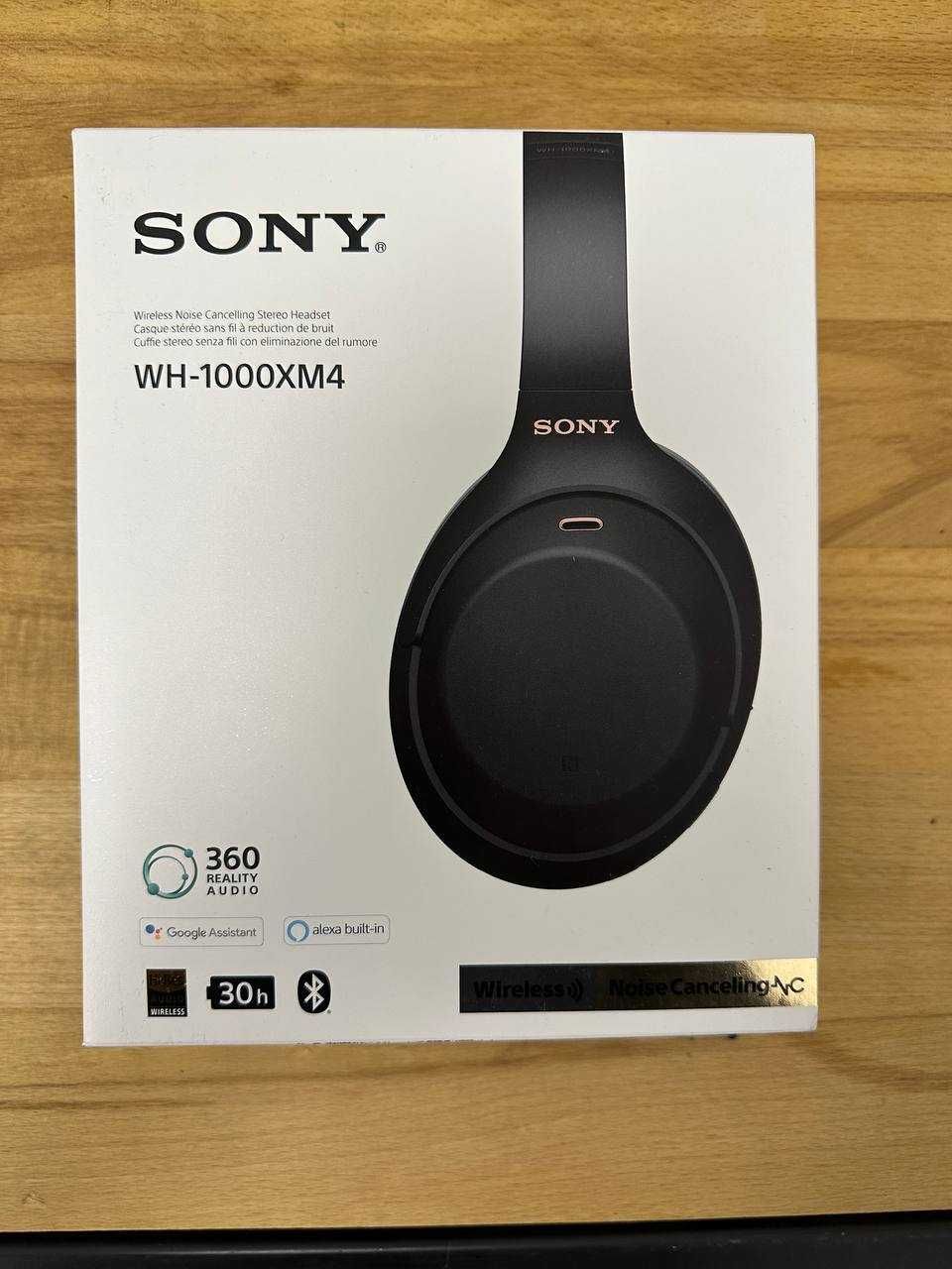 Навушники з мікрофоном Sony WH-1000XM4 Black