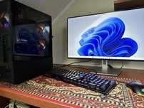 Komputer gamingowy + monitor 27”cali