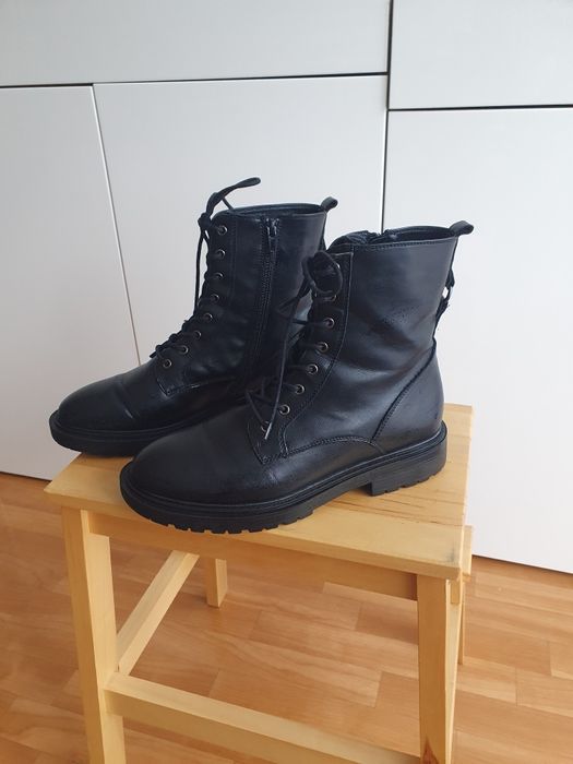 Buty trzewiki glany czarne CCC