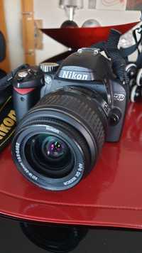 Máquina fotográfica NiKON D60 e acessórios
