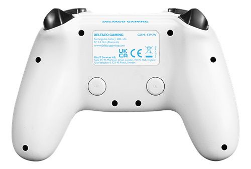 Kontroler Pad Do Ps4 Z Wibracjami Biały Led - Outlet GAM-139-W-O