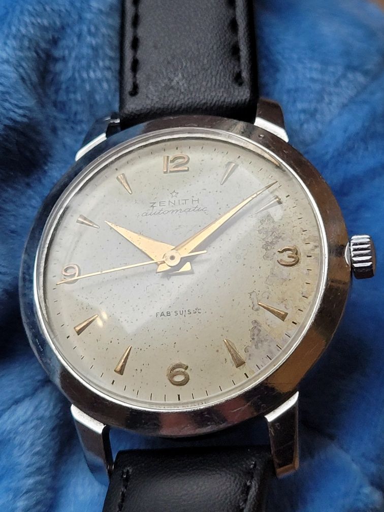 Zegarek męski vintage Zenith automatic bumper