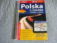 Polska Atlas samochodowy 1:250 000 ExpressMap 2019/2020