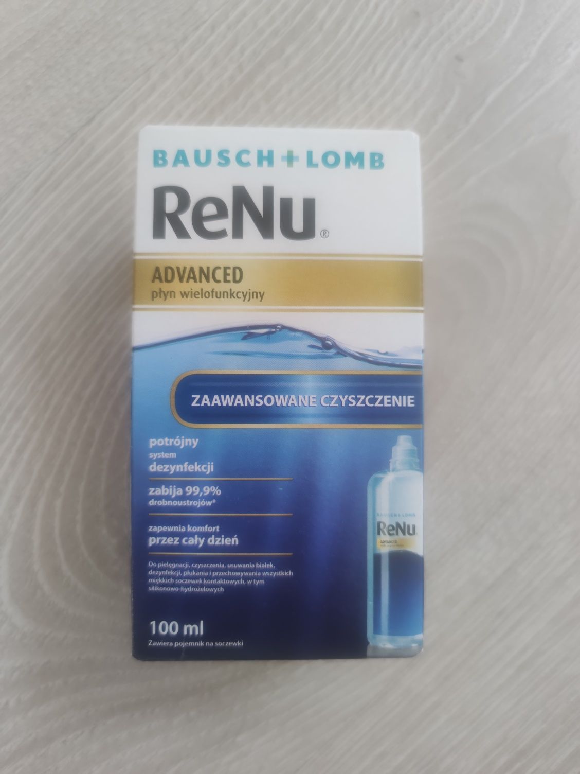 Bausch & Lomb Renu Advanced płyn do soczewek kontaktowych 100 ml nowy