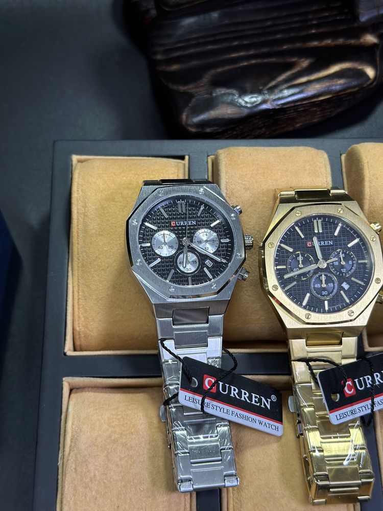 Брутальний кварцовий годинник Curren схожий на Audemars Piguet