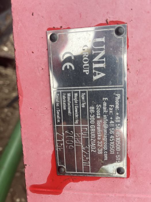 Brona talerzowa Unia Cut