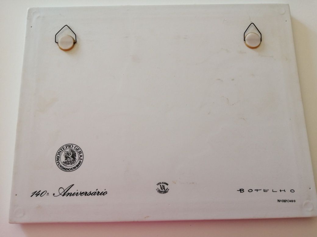 Quadro de porcelana de Carlos Botelho