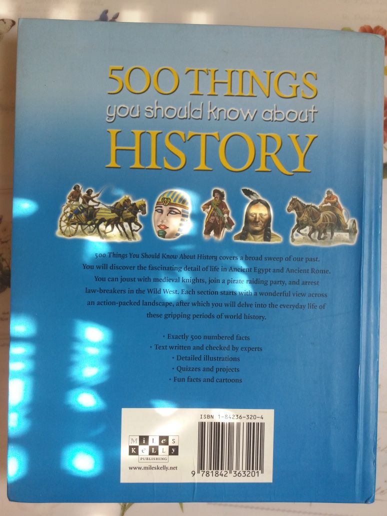 Książka anglojęzyczna 500 things you should know about history