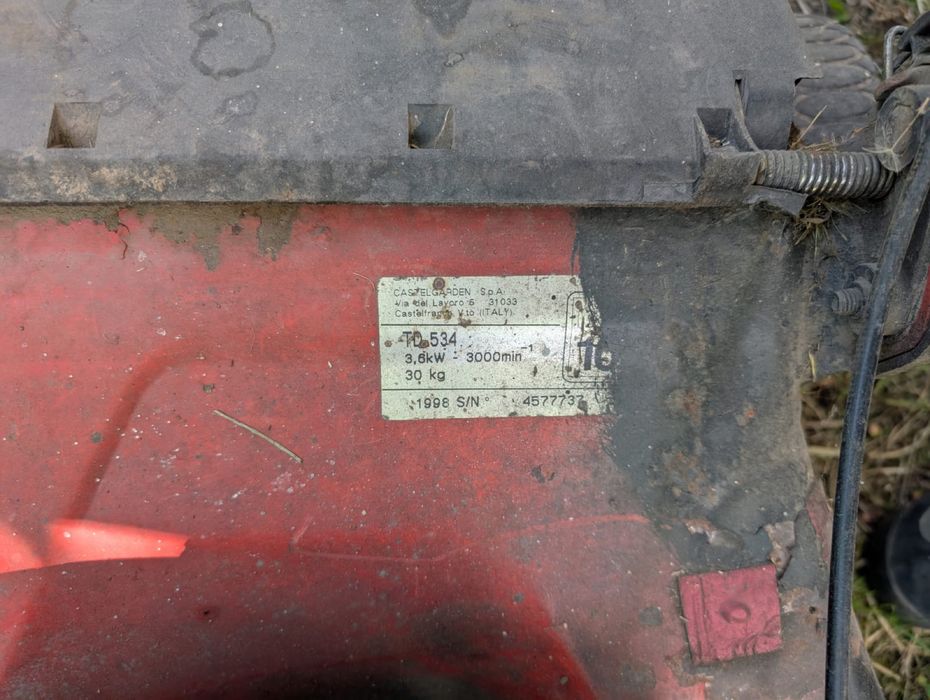 Kosiarka spalinowa do naprawy