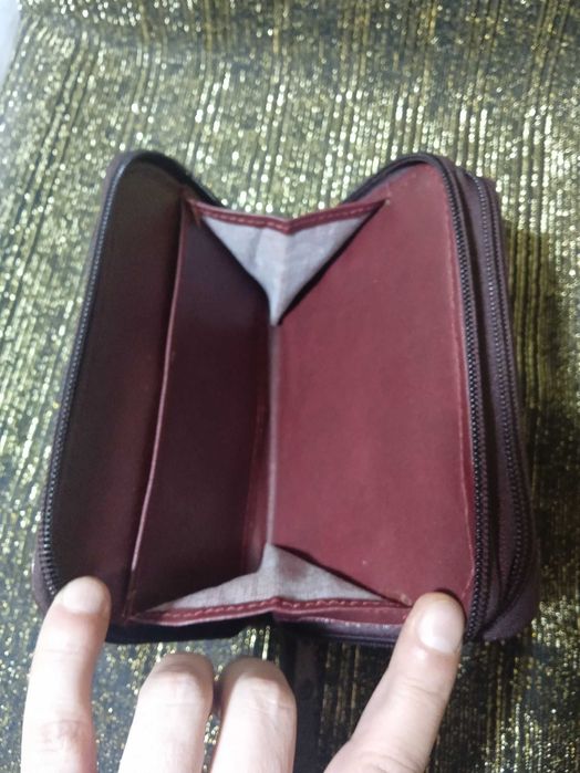 Кожаная барсетка с Блакнотом и Калькулятором.