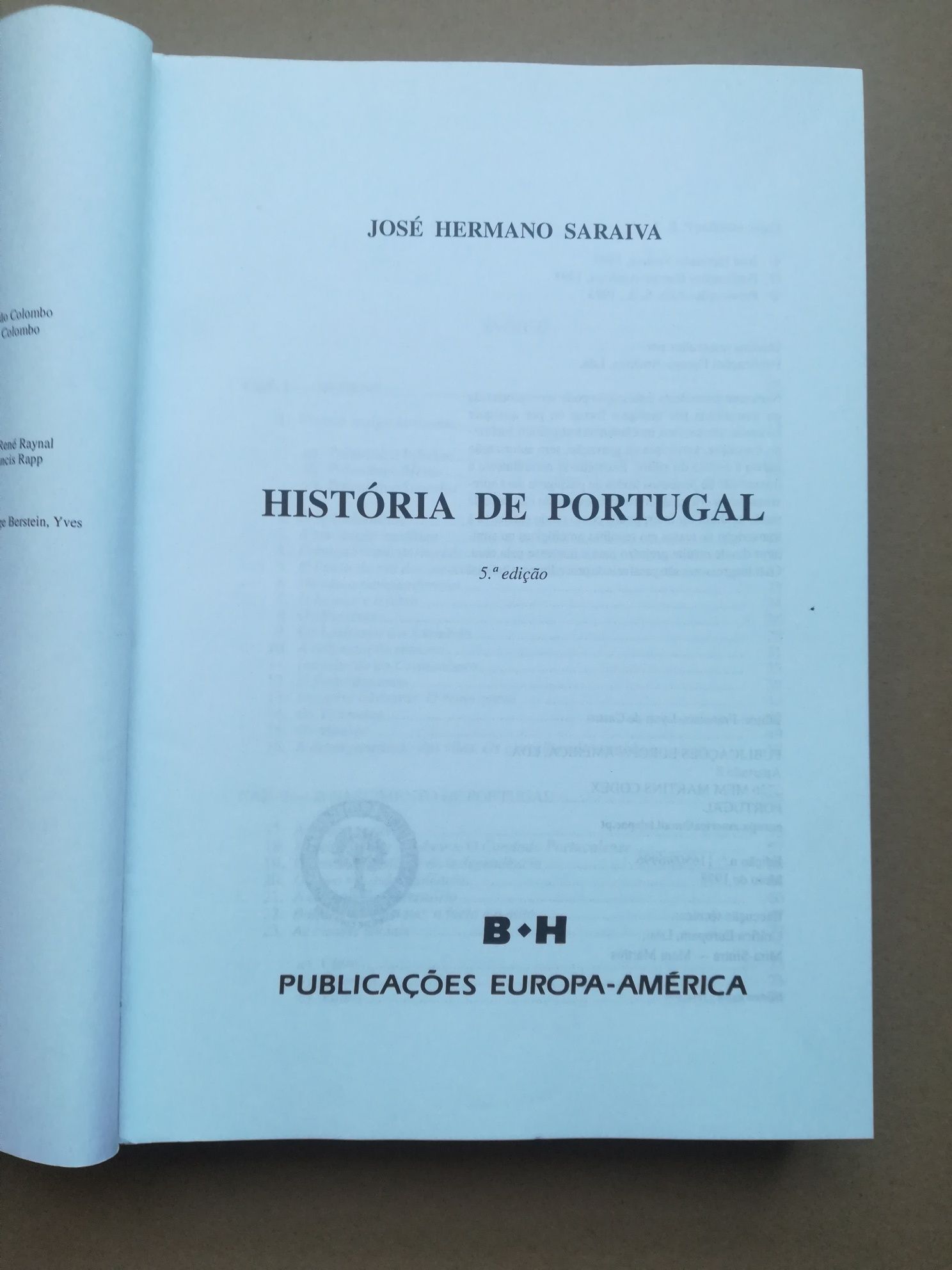 História do Brasil, de Moçambique e de Portugal