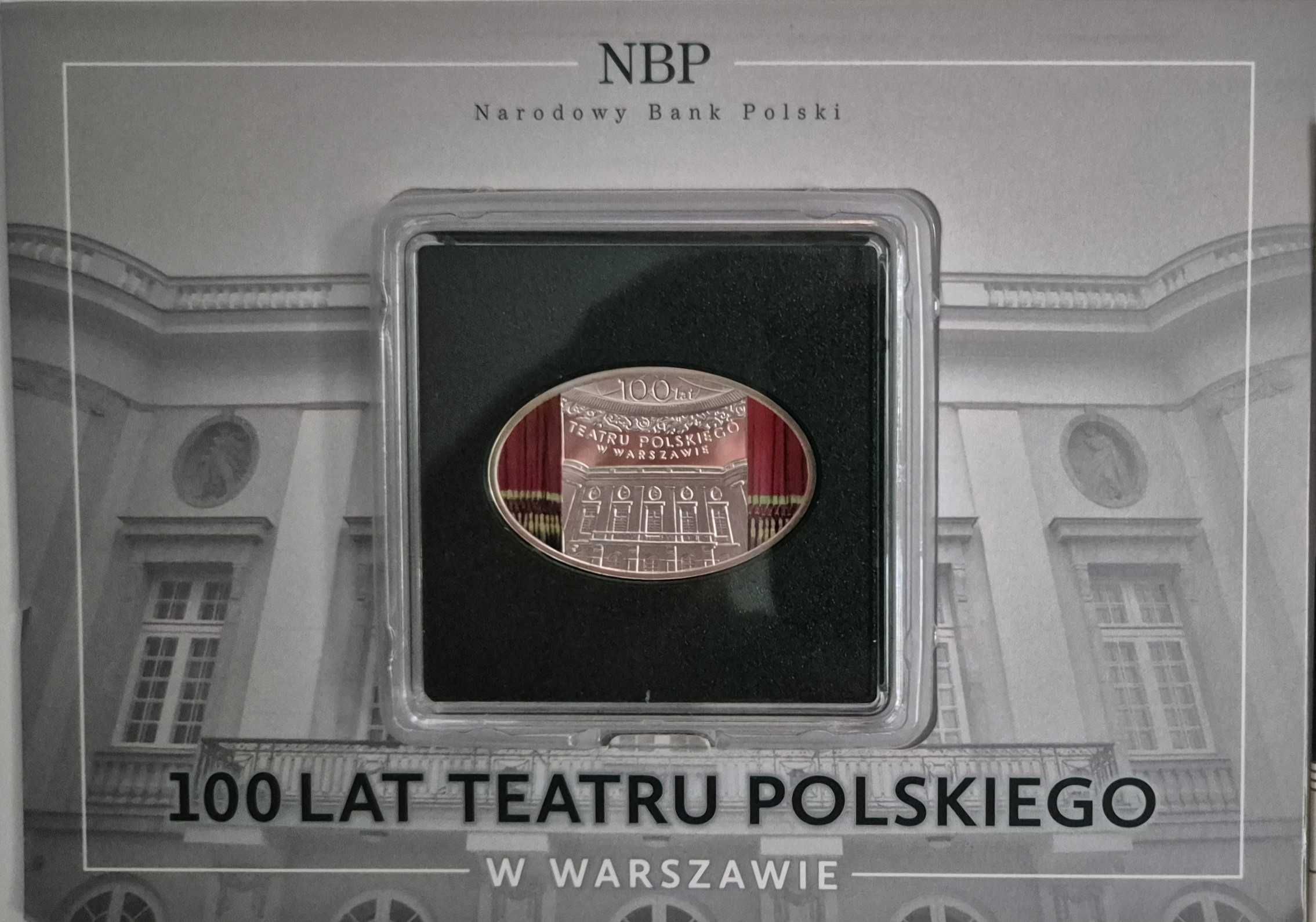 10zł Srebro Rok 2013 Norwid Teatr Polski Cegielski Poniatowski Osiecka
