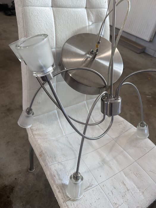 Lampa wisząca chromowana