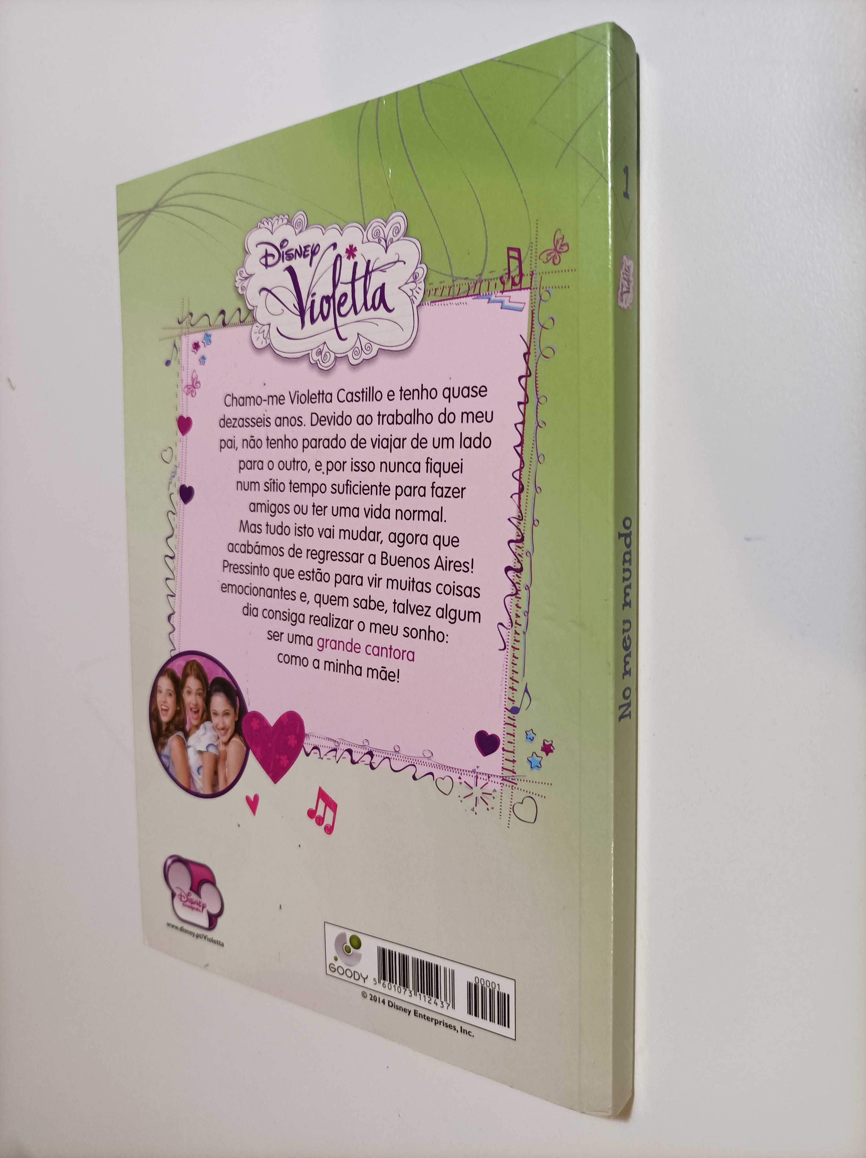 Livro Violetta Disney - No meu mundo