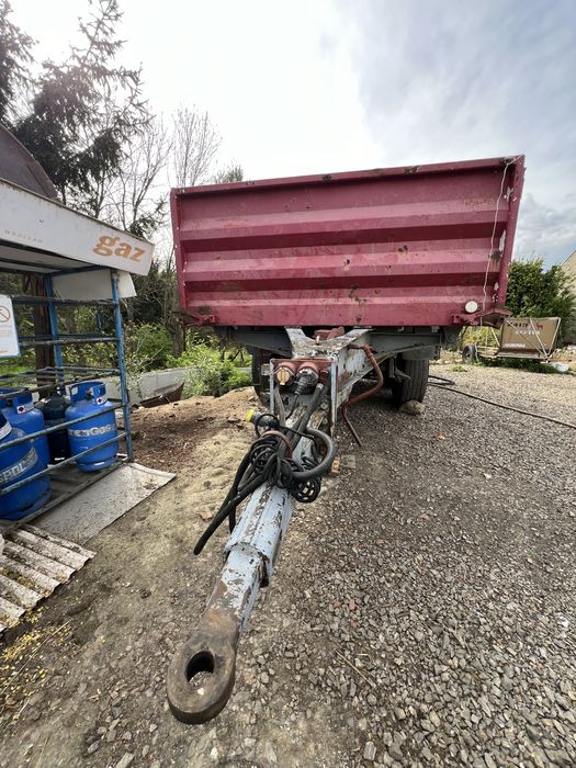 Przyczepa rolnicza tandem 3 str wywrot