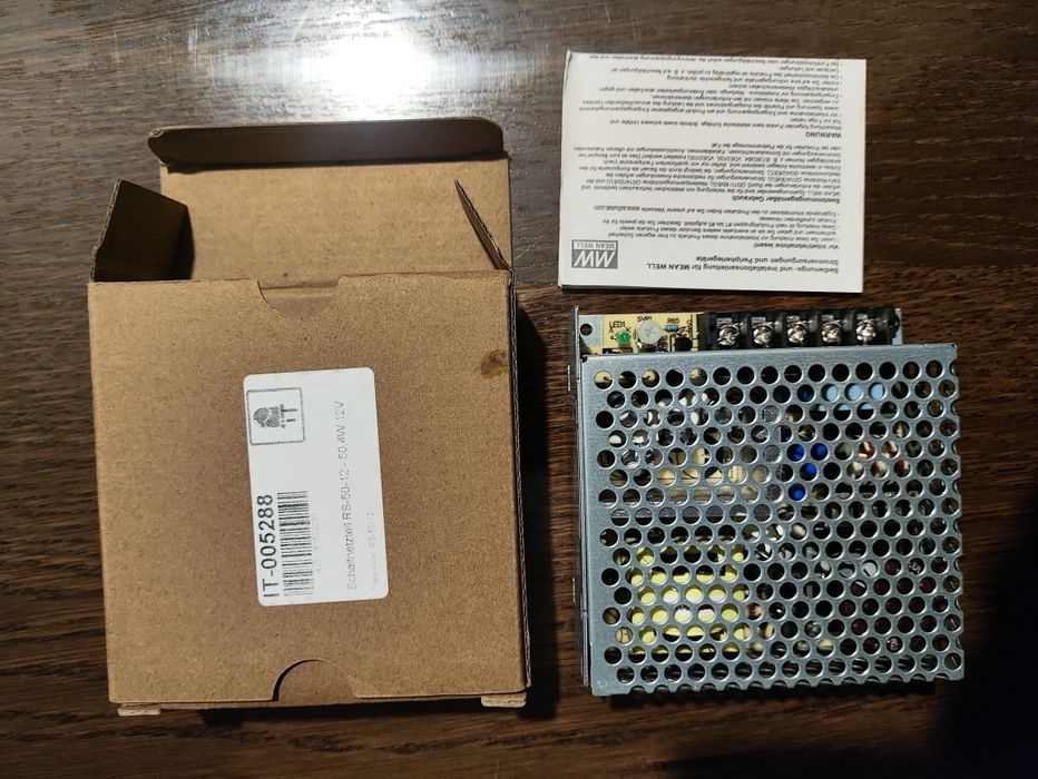 Zasilacz mean well RS-50-12 12V