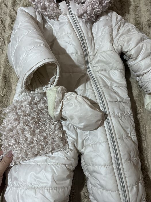 Дитячий зимовий комбінезон  для дівчинки