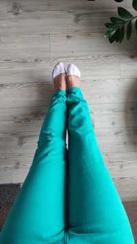 CK Calvin Klein Jeans turkusowe morska zieleń NOWE