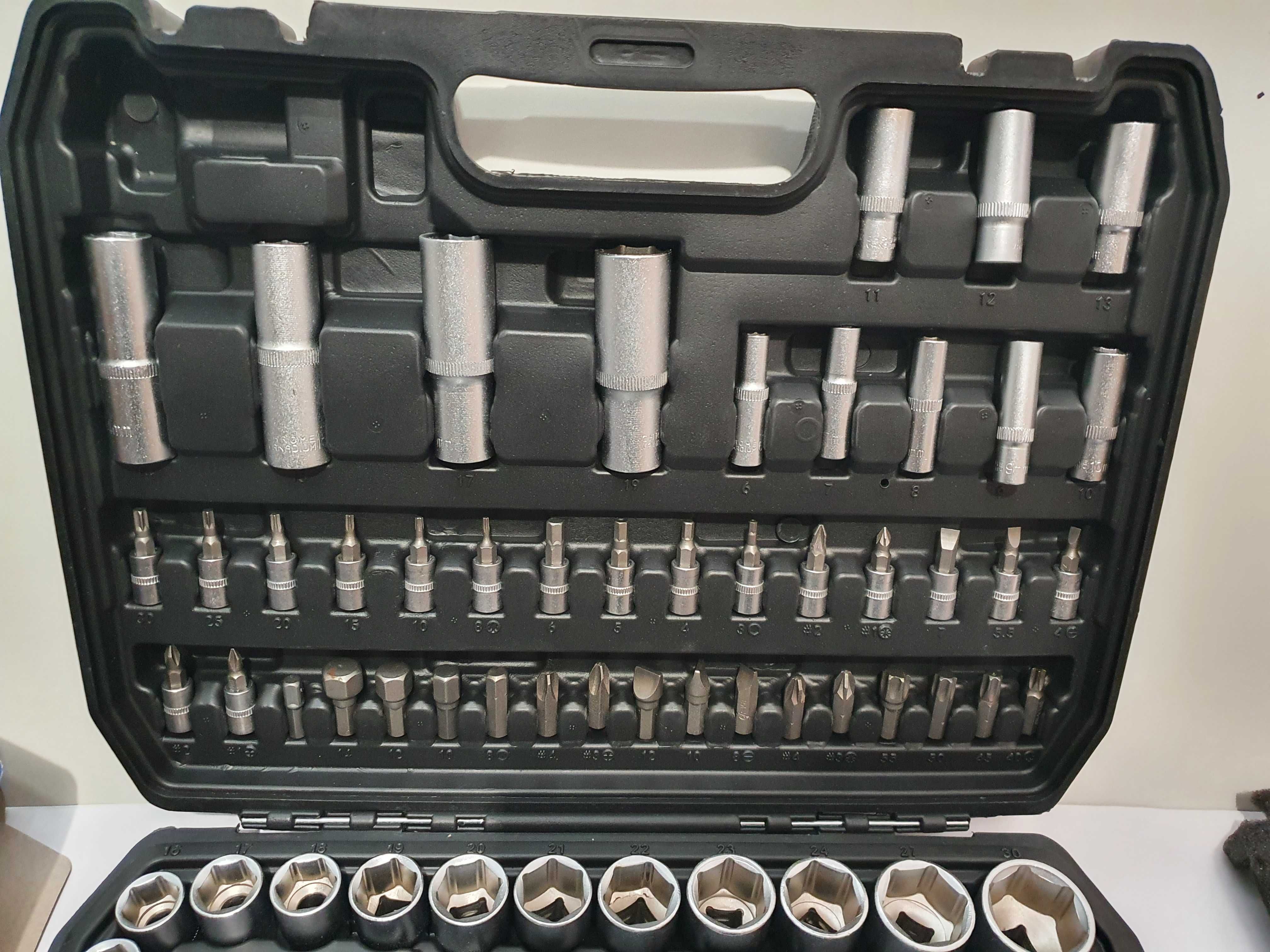 Komplet klucze nasadowe +grzechotki NITEO TOOLS -94el Nowe neo king