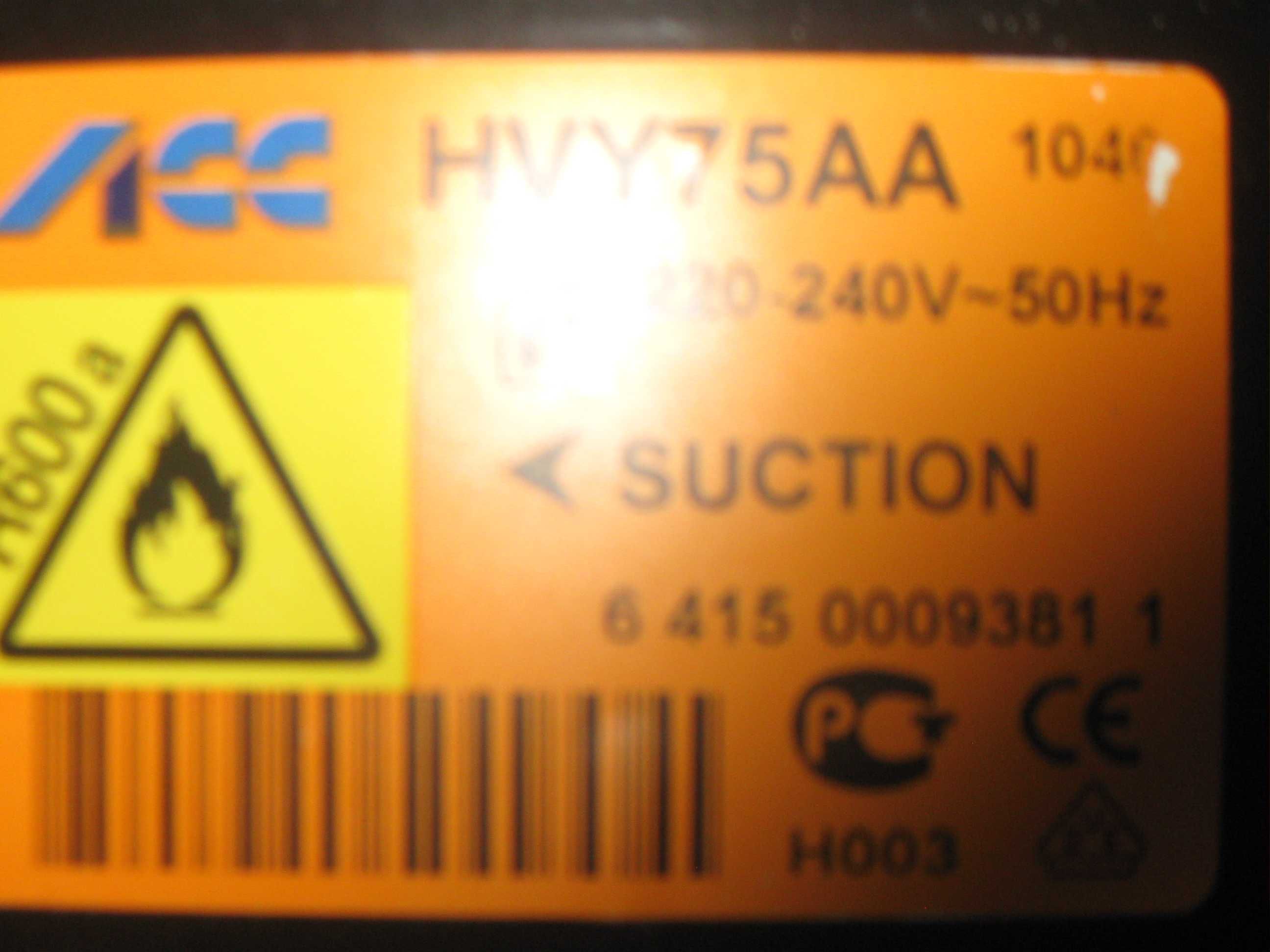 Компресора холод. Panasonic DB 110CRAW5 \HVY 75AA,Samcung DF-92-00023
