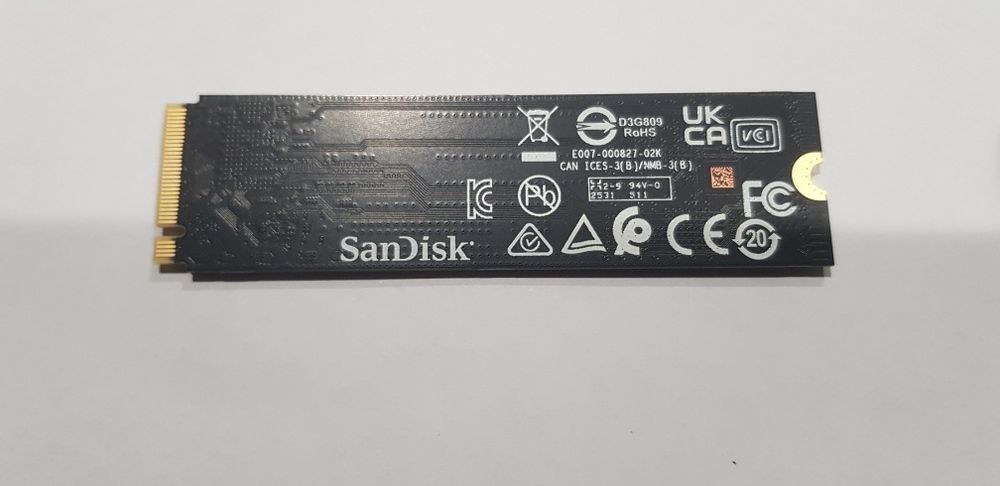 Nowy Dysk Wewnętrzny SSD 1Tb SANDISK WD Black SN7100