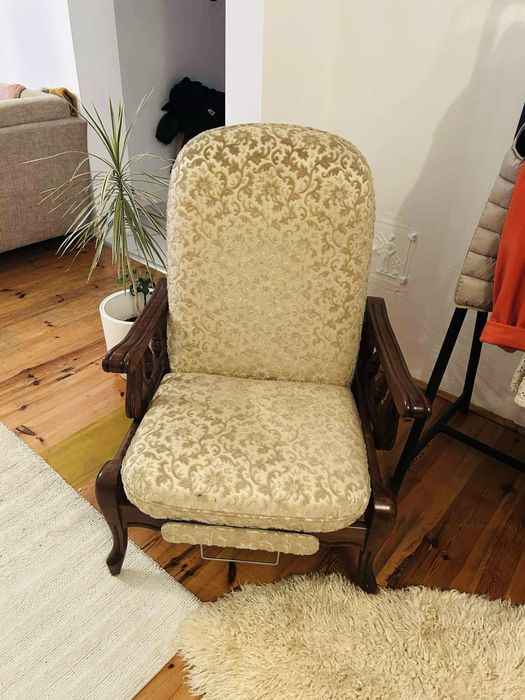 Fotel retro rozkladany