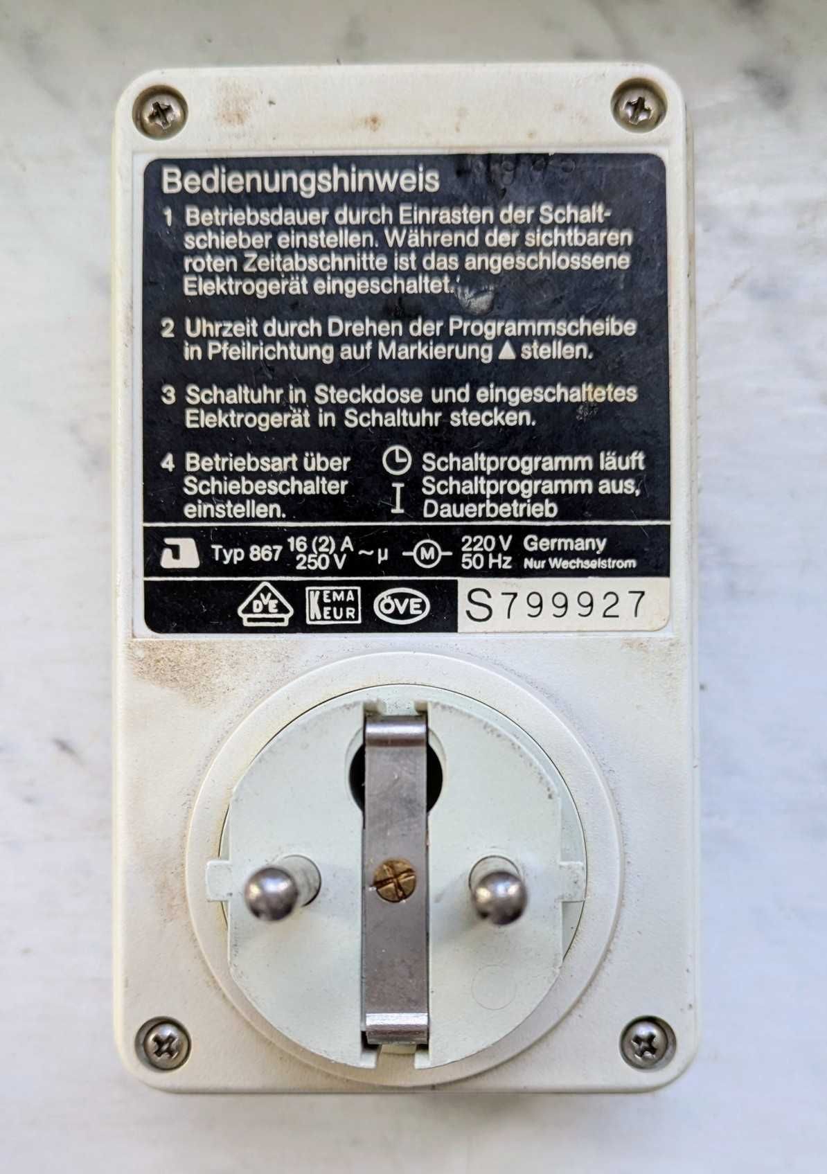 Programator czasowy, manualny, RFN