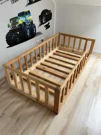 Drewniane łóżko dla dziecka 160x80 Deseczka Fabryka Mebelka