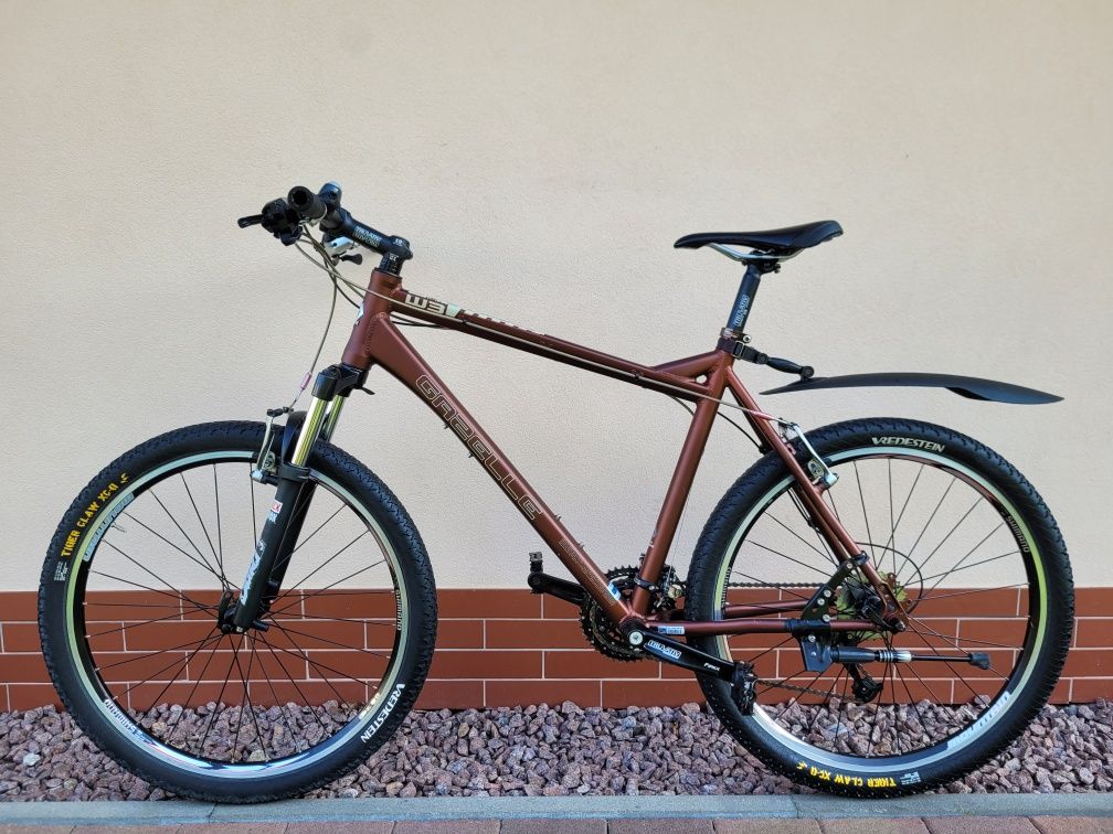 Rower górski 26" GAZELLE W3 * Shimano Deore LX 3x9 * handmade *  53 cm