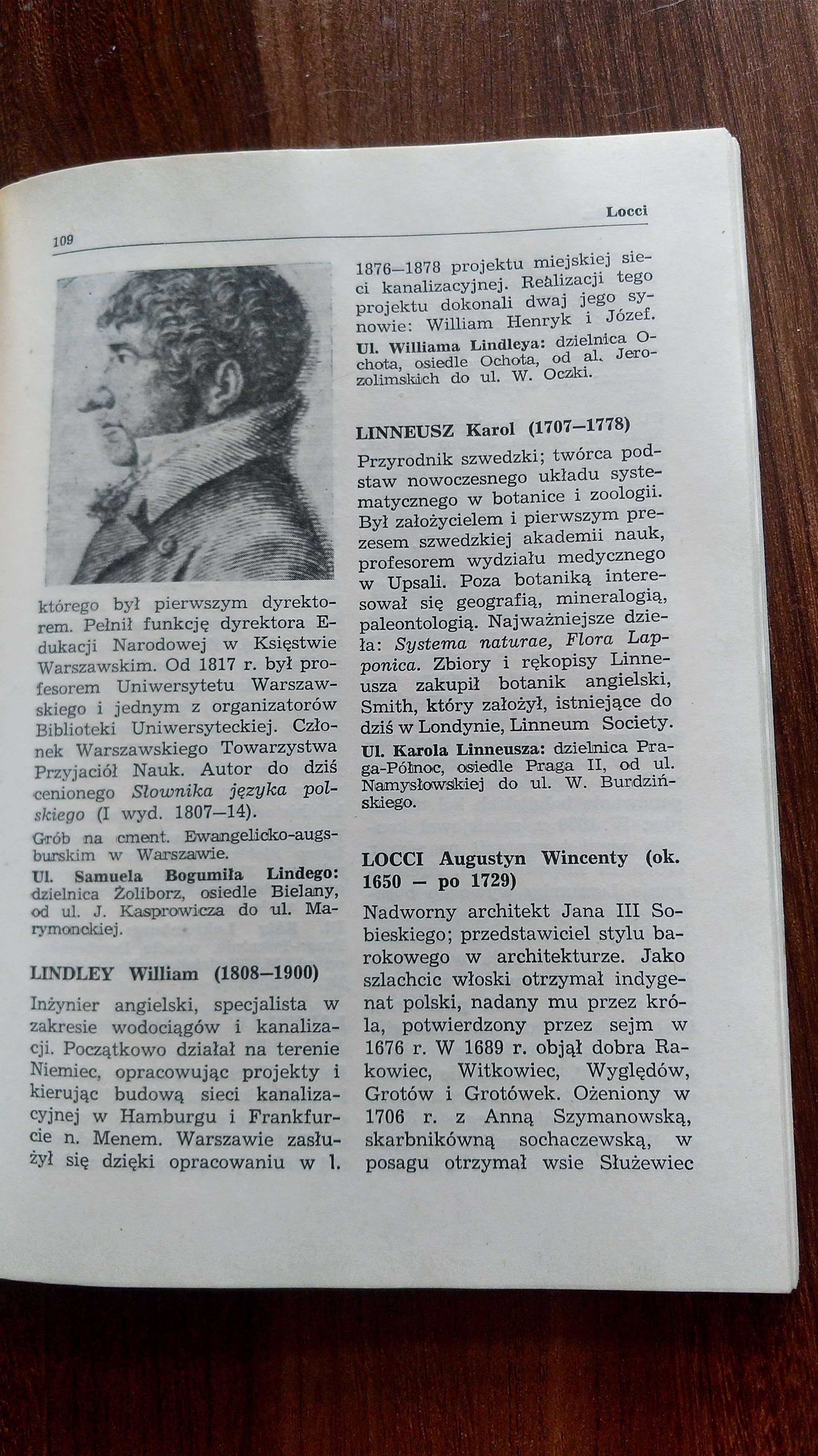 Od Agrykoli do Żywnego mały słownik patronów ulic Warszawy